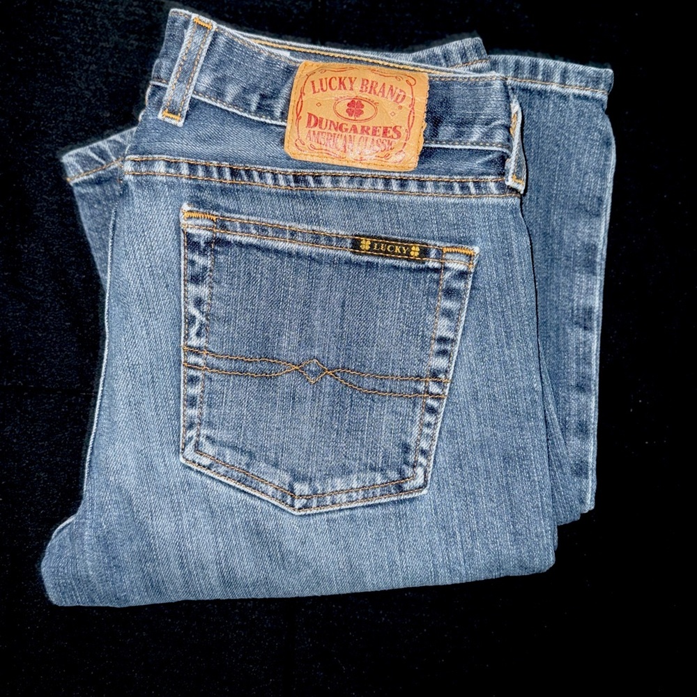 Lucky Brand Blue Bootcut Classic Style Low waisted jeans